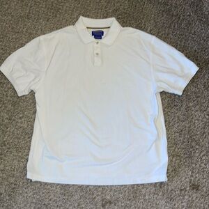 PENDLETON Men’s White Short Sleeve Polo GUC Size XL